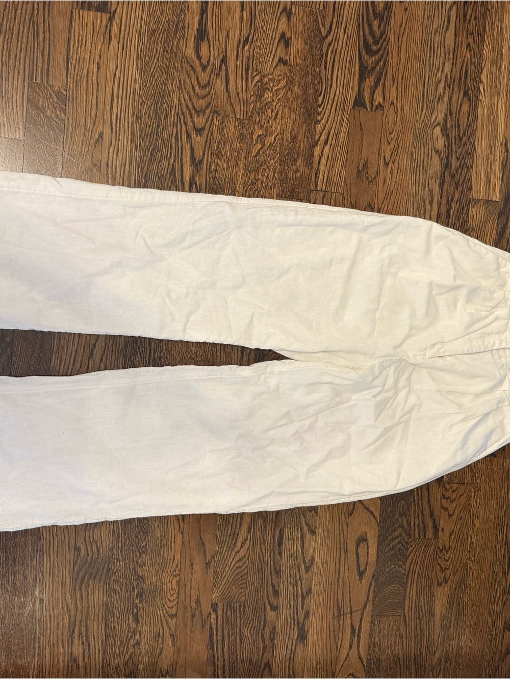 Abercrombie white linen trouser pants